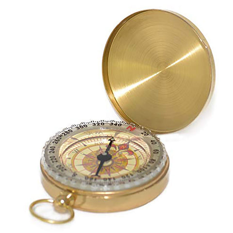 Copper Clamshell Compass